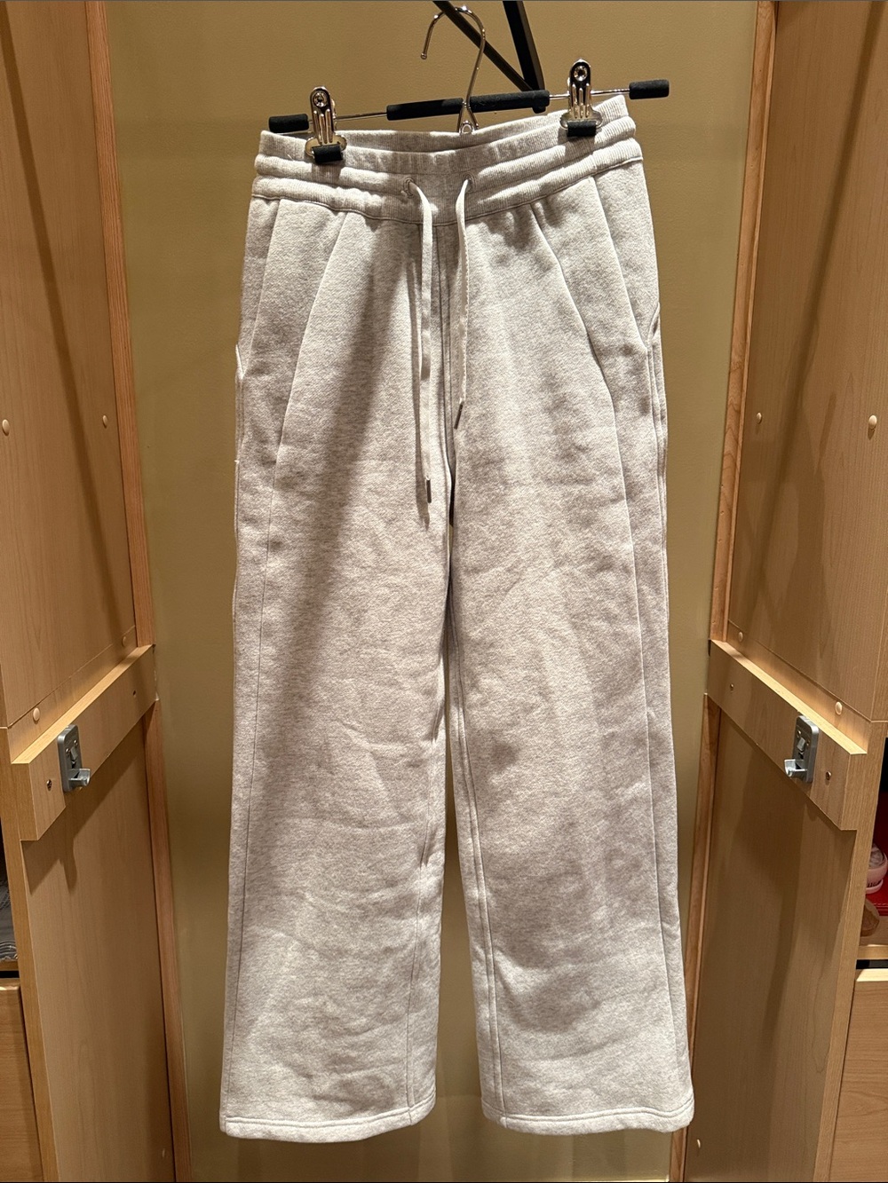 Women's Casual Drawstring Sweatpants - Cream